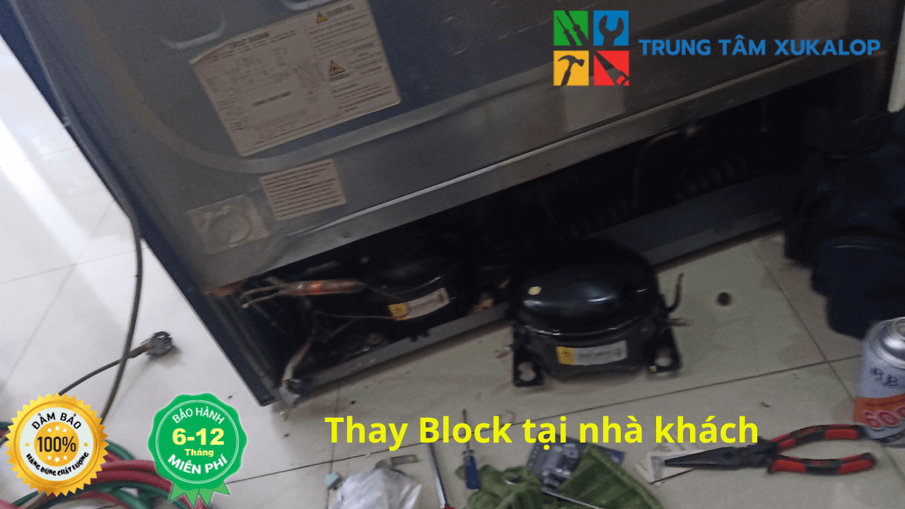 Thay Máy Nén ( Block ) Tại Nhà Khách Thay Máy Nén ( Block ) Tại Nhà Khách