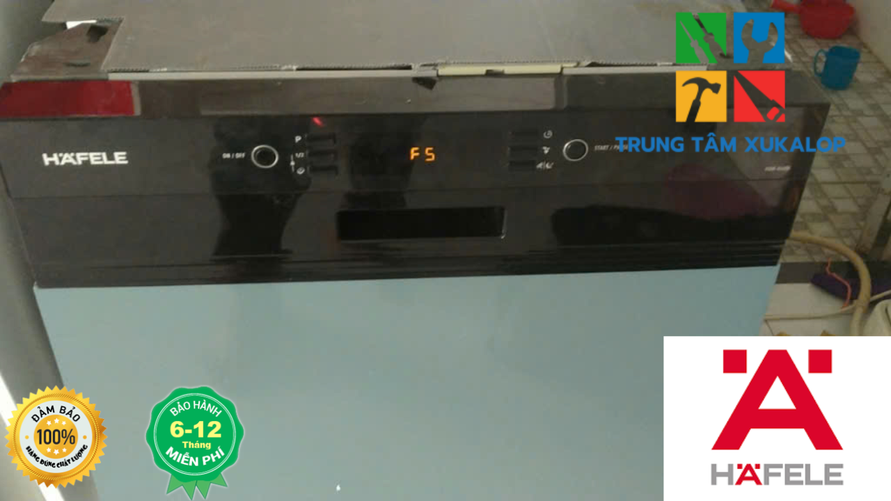 Máy Rửa Bát Hafele Đang Báo Lỗi F5 - Sửa Máy Rửa Bát Hafele Tại Thủ Dầu Một Uy Tín Số 1