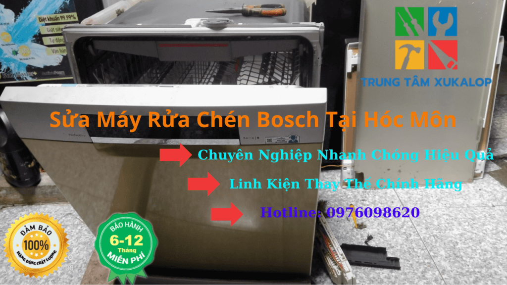 Top 1 Sửa máy rửa chén Bosch Hóc Môn – Nhận biết lỗi Exx & cách khắc phục chuyên sâu