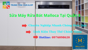 sửa máy rửa chén Malloca Quận 8